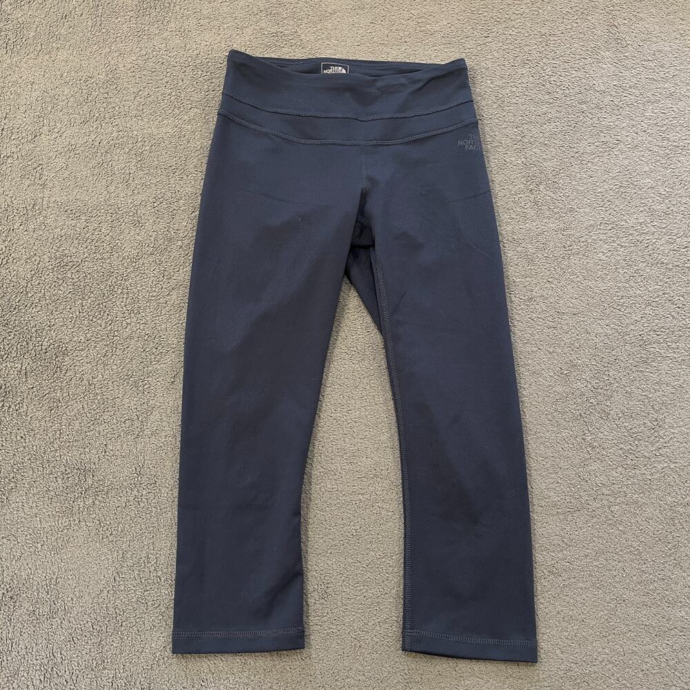 The North Face FlashDry Black Crop Athletic Workout Yoga Leggings Womens Size XS